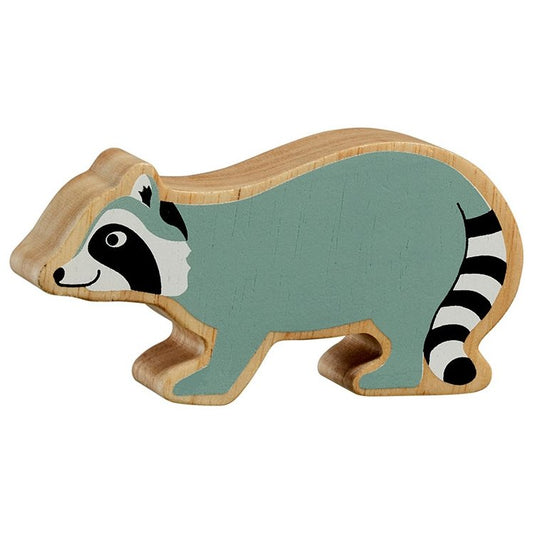 Natural Wooden Grey Racoon