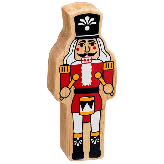 Natural Wooden Nutcracker *Christmas