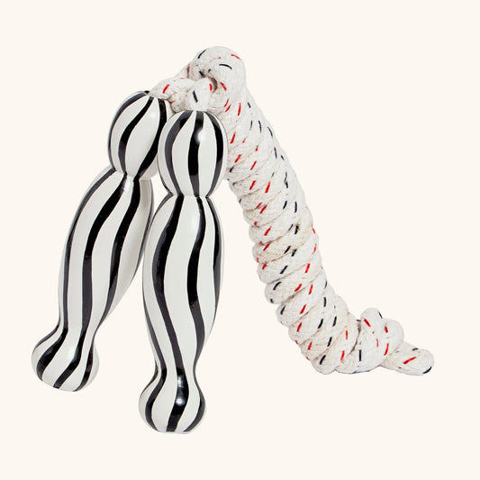 Lanka Kade natural wooden Zebra Skipping Rope
