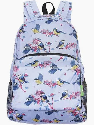 Eco Chic Foldable Backpack, Lightweight Reusable Travel Backpack
