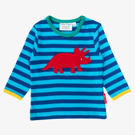 Toby Tiger Long Sleeve Top, Triceratops