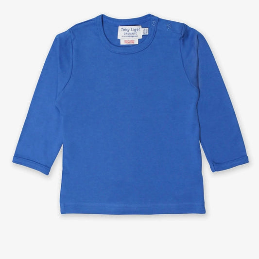 Toby Tiger Long Sleeve Top, Blue