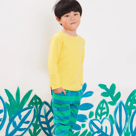 Toby Tiger Long Sleeve Top, Yellow