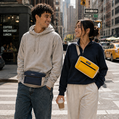 VENT for Change Recycled Ocean Plastic Sling Bag – Yellow
