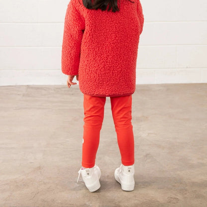 Little Lighthouse Mollie Leggings, Coral