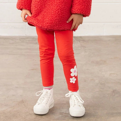 Little Lighthouse Mollie Leggings, Coral