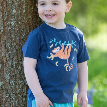 Kite Monkey Munch T-Shirt – Organic Cotton Kids Monkey Tee
