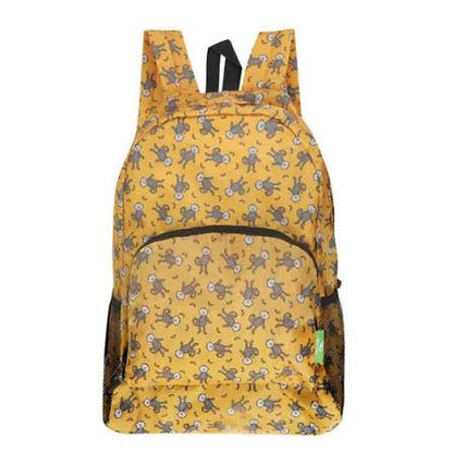Eco Chic Foldable Backpack, Lightweight Reusable Travel Backpack