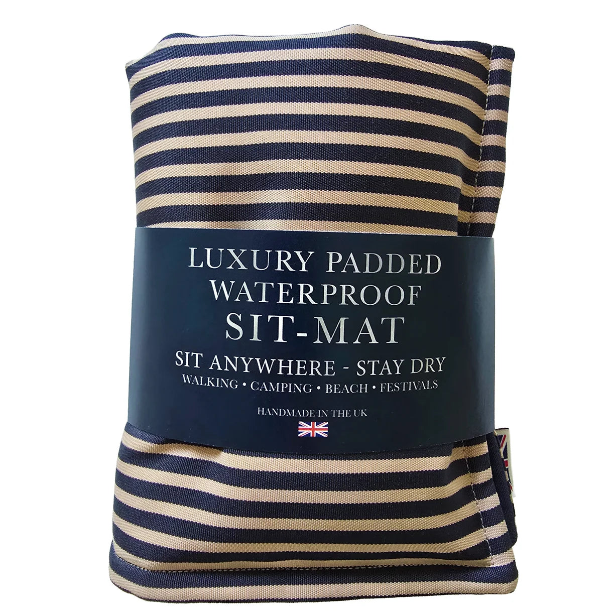 Luxury Padded Waterproof Sit-Mat – Handmade Outdoor Cushion Seat Pad