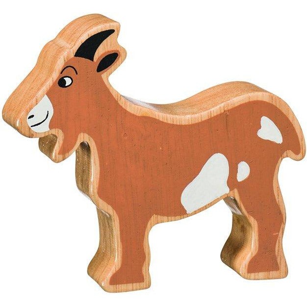 Natural Wooden Brown Goat