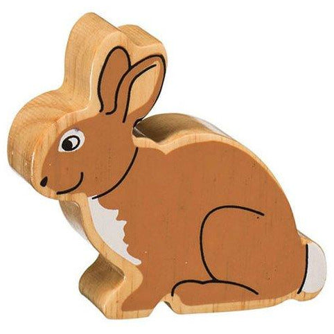 Natural Wooden Brown Rabbit