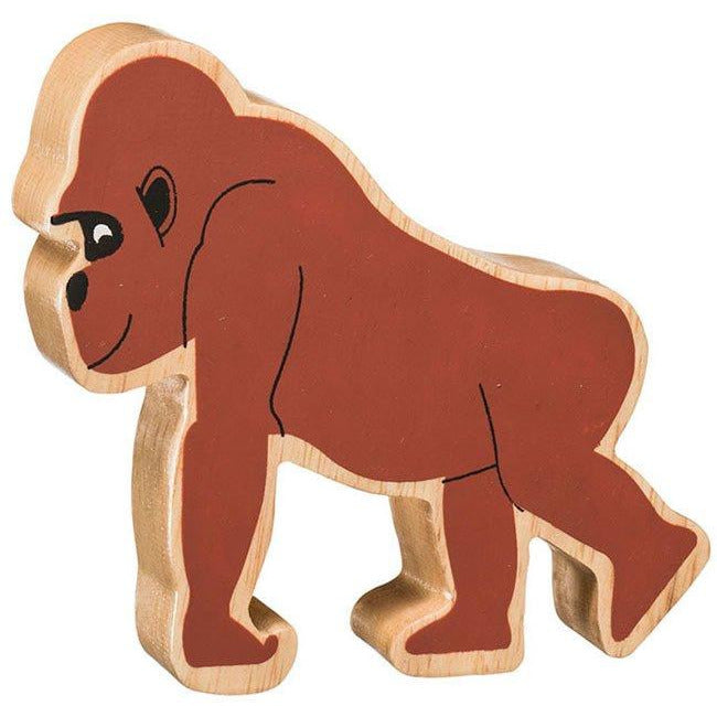 Natural Wooden Brown Gorilla