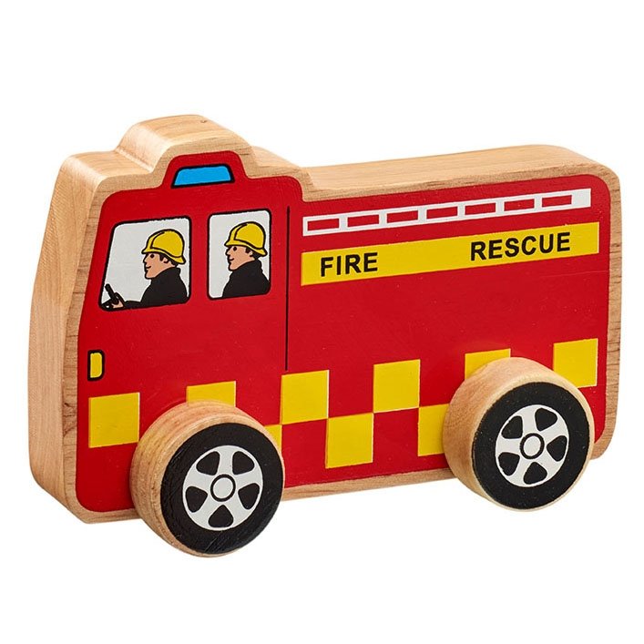 Natural Wooden Fire Engine