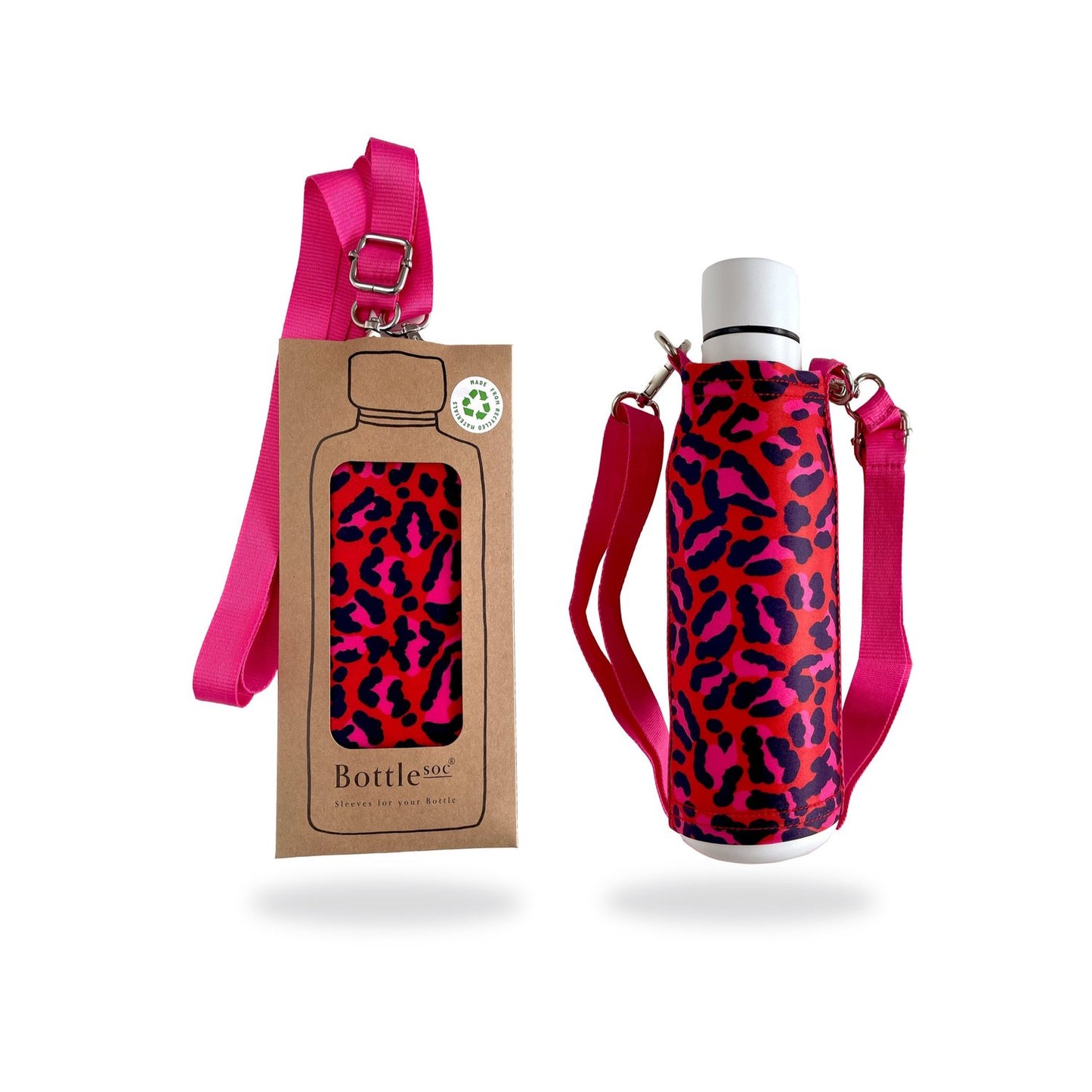 Bottle Sleeve, Pink Camo