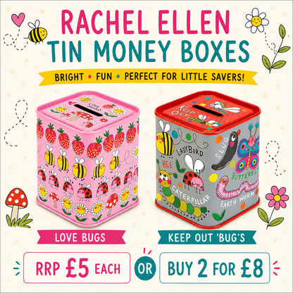 Rachel Ellen Kids Money Box Tin