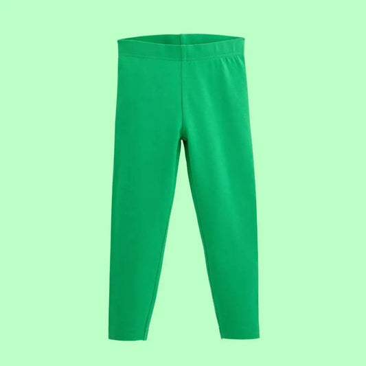ScandiBugs Own Label Organic Leggings - Tropical Green