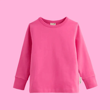 ScandiBugs Own Label Organic Long Sleeve Top - Bubblegum Pink