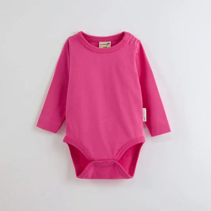 ScandiBugs Own Label Organic Long Sleeve Vest - Bubblegum Pink