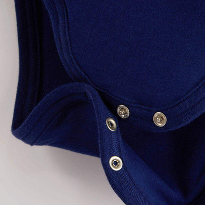 ScandiBugs Own Label Organic Long Sleeve Vest - Deep Sea Navy