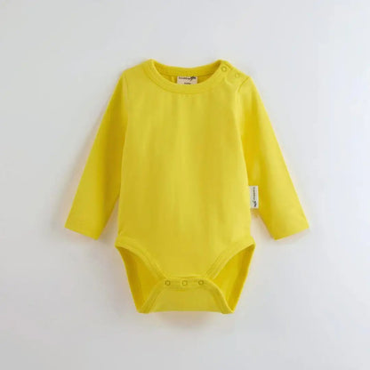 ScandiBugs Own Label Organic Long Sleeve Vest - Sunshine Yellow