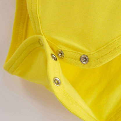 ScandiBugs Own Label Organic Long Sleeve Vest - Sunshine Yellow