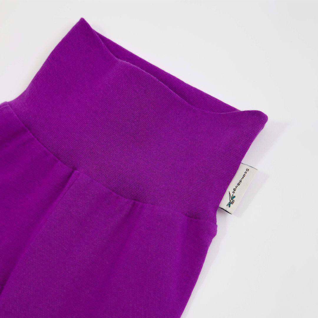 ScandiBugs Own Label Organic Yoga Pants - Perfectly Purple