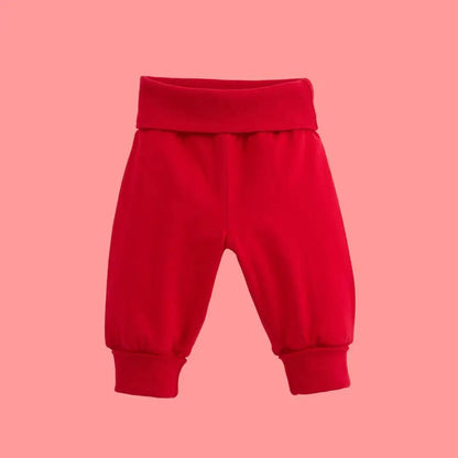 ScandiBugs Own Label Organic Yoga Pants - Roaring Red