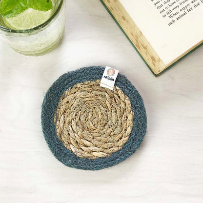 Woven Seagrass & Jute Coasters