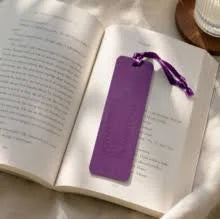 VENT for Change Recycled Leather Bookmark - Purple