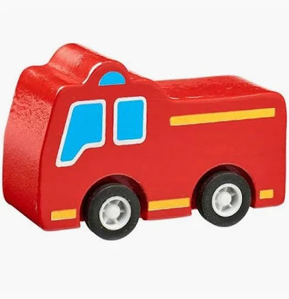 Lanka Kade Mini Wheels Wooden Vehicles – Fair Trade Wooden Toy Cars & Emergency Vehicles - Mini Wheels