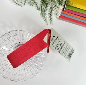 VENT for Change Recycled Leather Bookmark - Red
