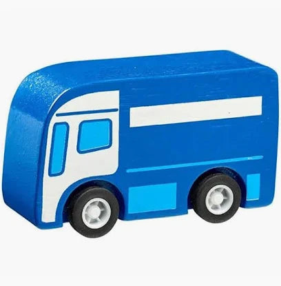 Lanka Kade Mini Wheels Wooden Vehicles – Fair Trade Wooden Toy Cars & Emergency Vehicles - Mini Wheels
