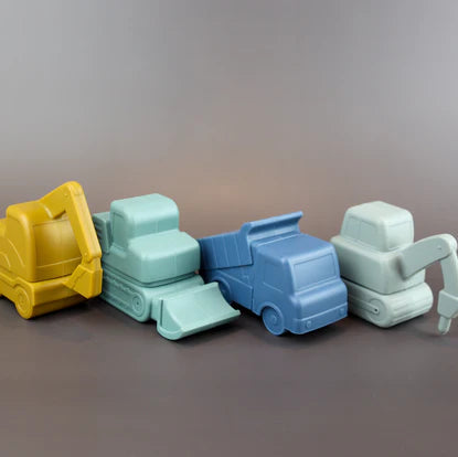 Silicone Vehicle Bath Toys – Construction Water Play Set for Kids