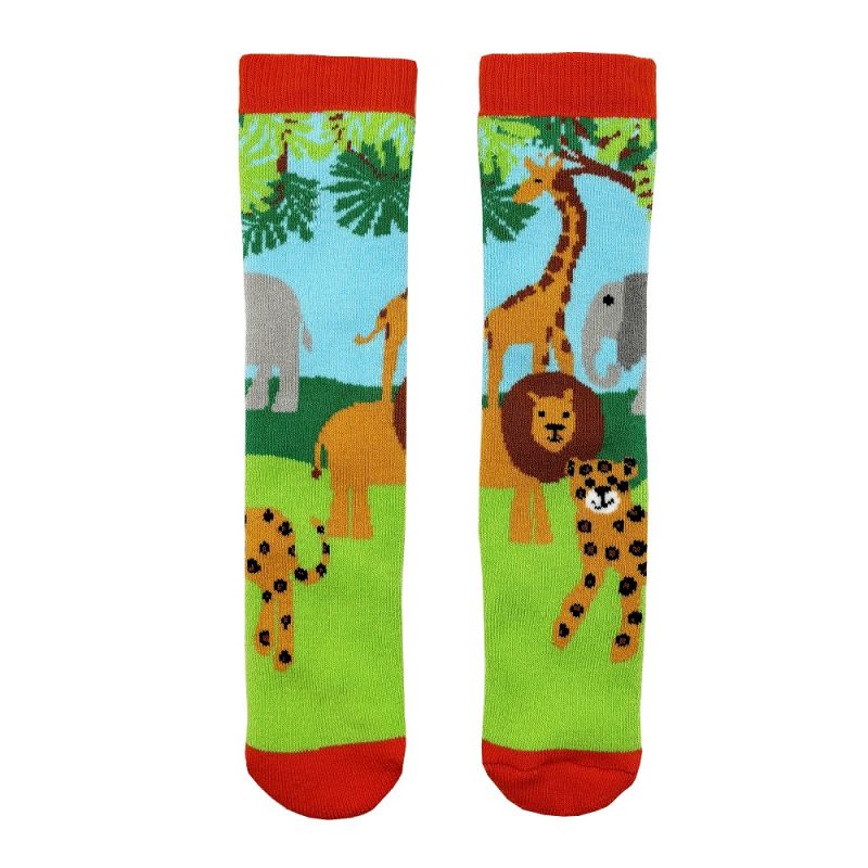 Welly Socks, Safari, 3-6yrs