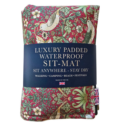 Luxury Padded Waterproof Sit-Mat – Handmade Outdoor Cushion Seat Pad