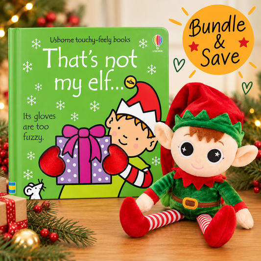 That's Not My Elf Book & Keeleco Soft Toy Bundle