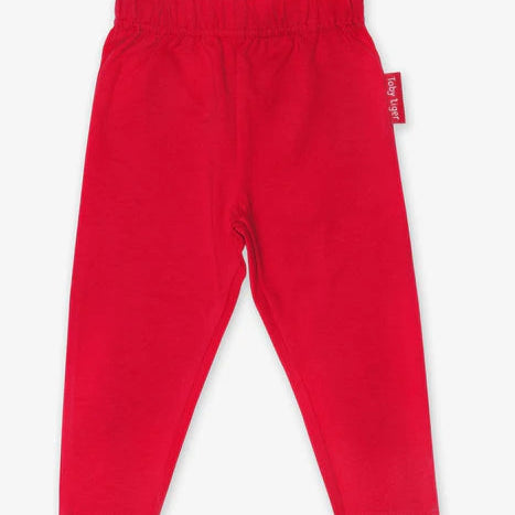 Toby Tiger Red Organic Cotton Leggings – Kids Basics Leggings