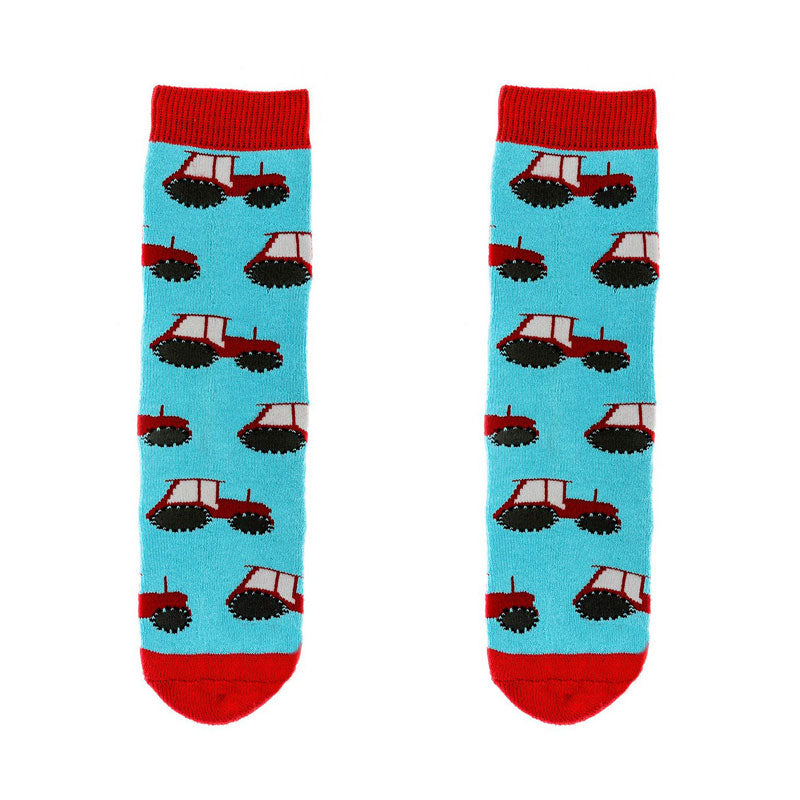 Welly Socks, Tractor, 1-2y