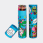 Tube of 24 Colouring Pencils - Dinosaurs