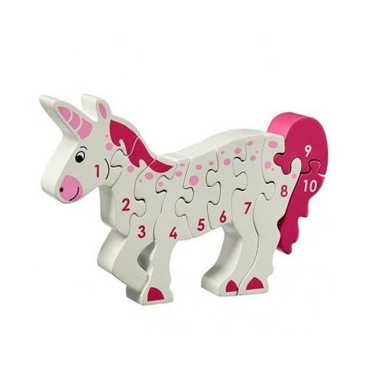 Unicorn 1-10 Wooden Jigsaw